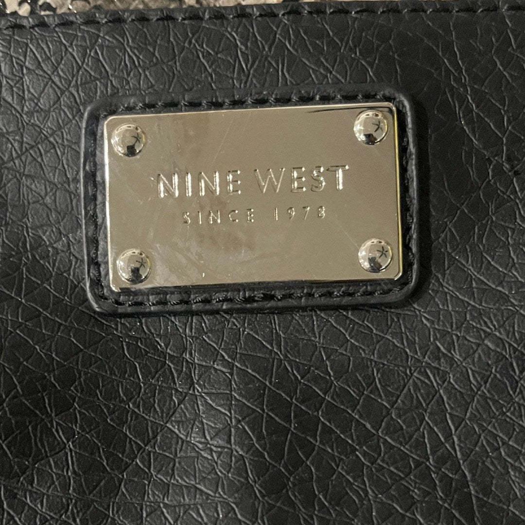 Nine West Snake Print Shoulder Handbag Purse Chic 90s Y2K