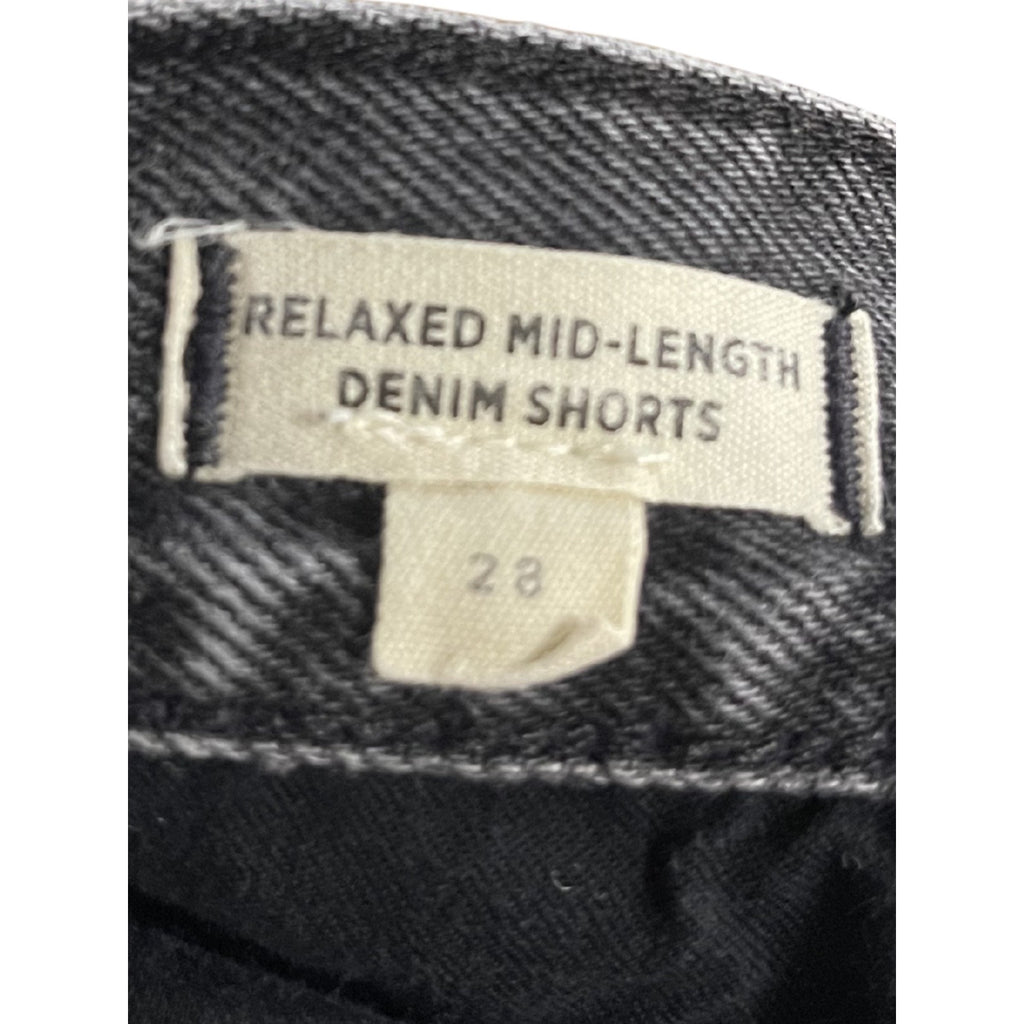 Madewell Relaxed Mid Length Denim Jean Shorts Size 28 Cut Off Streetwear Y2K