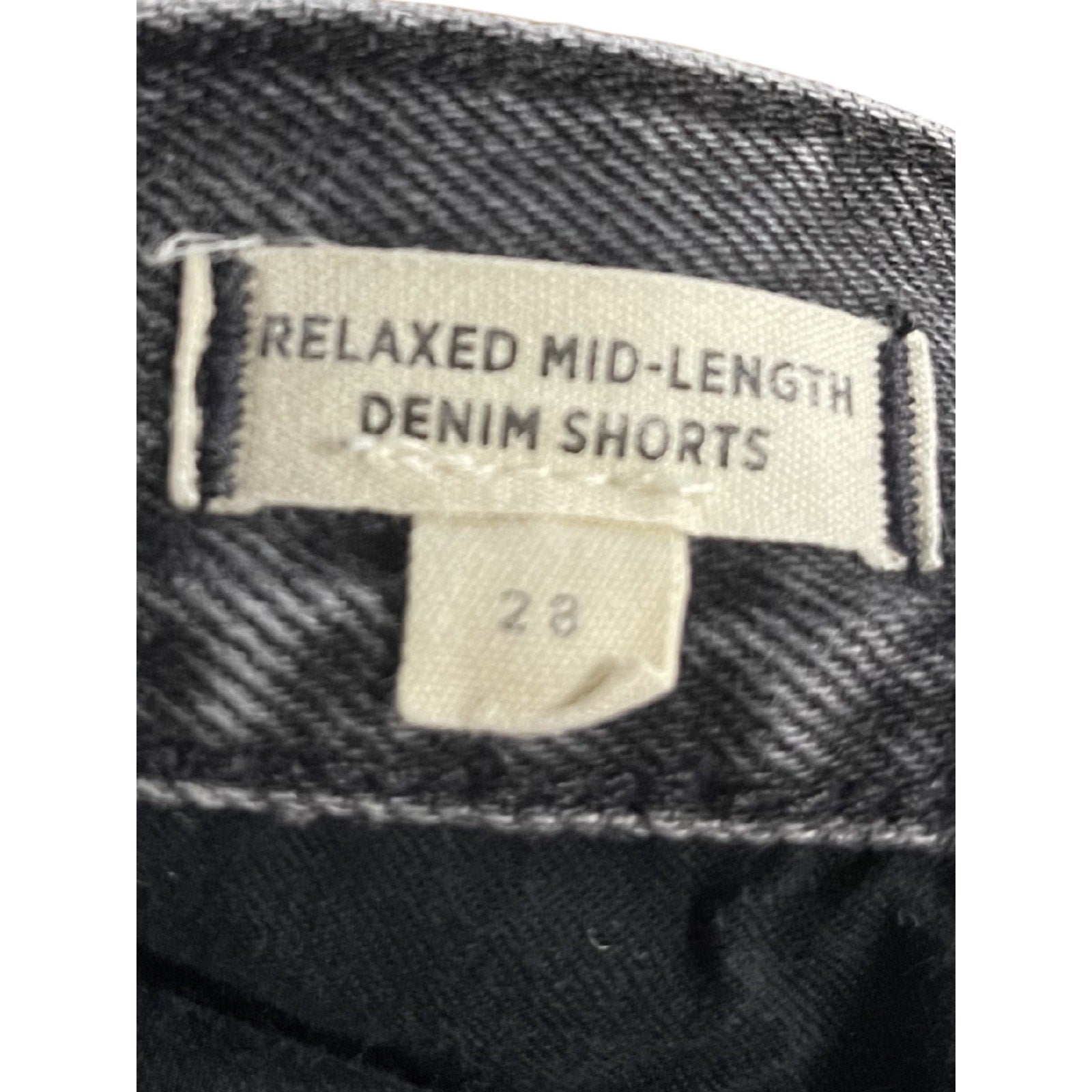 Madewell Relaxed Mid Length Denim Jean Shorts Size 28 Cut Off Streetwear Y2K