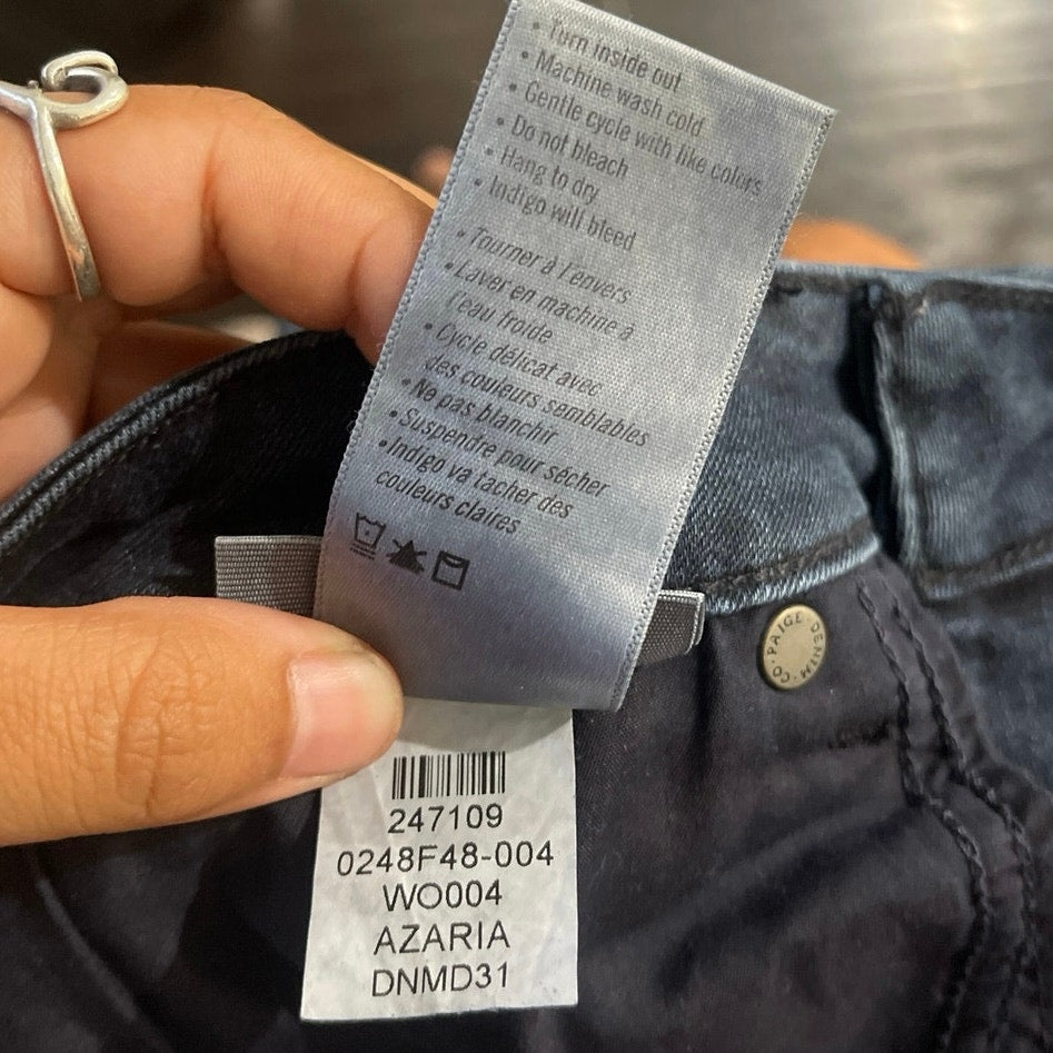 Paige Skyline Skinny Denim Blue Mid Rise Jeans Size 29 Streetwear Casual