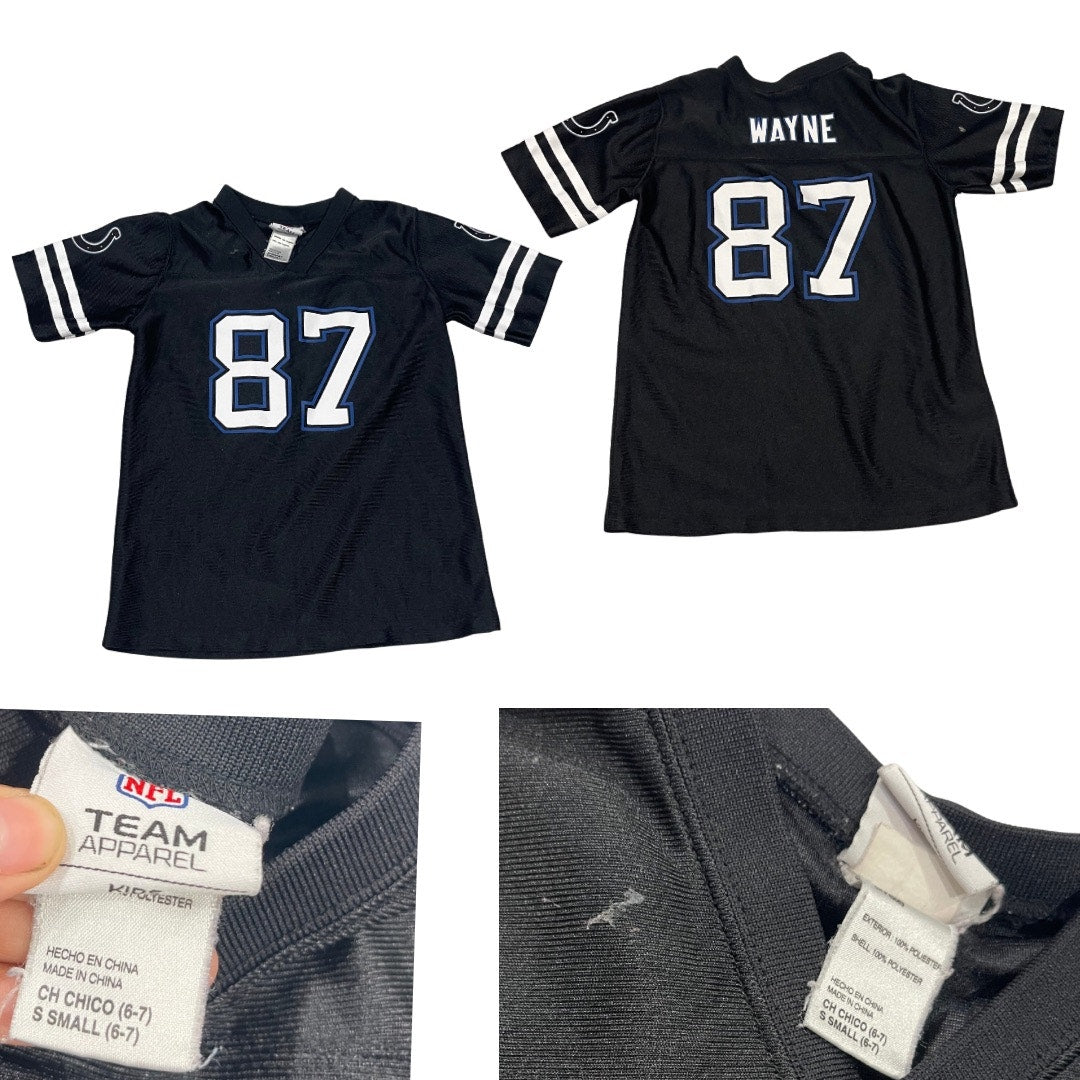 NFL Team Apparel Indianapolis Colts Football Kids Youth Jersey S 6/7 Rggie Wayne