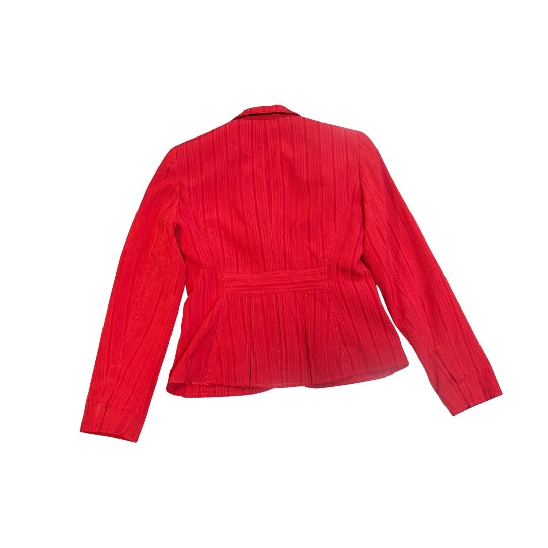 Allen by A.B.S. Suit Blazer Skirt Set Size 4 Career Office Professional Vintage