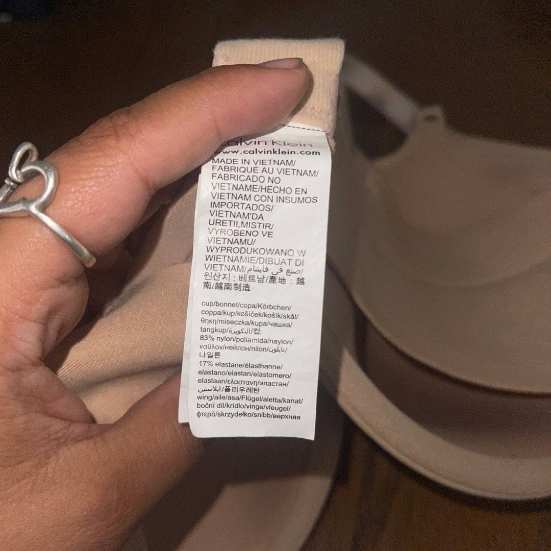 Bundle Women Calvin Klein Bras Intimates Underwire Size 36C Adjustable