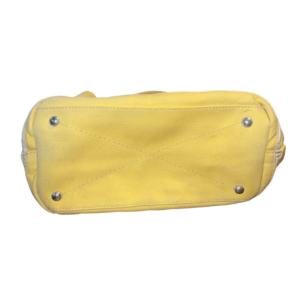 Marc by Marc Jacobs St. Tropez Canvas Market Tote Black Sequin Detailing Flaw