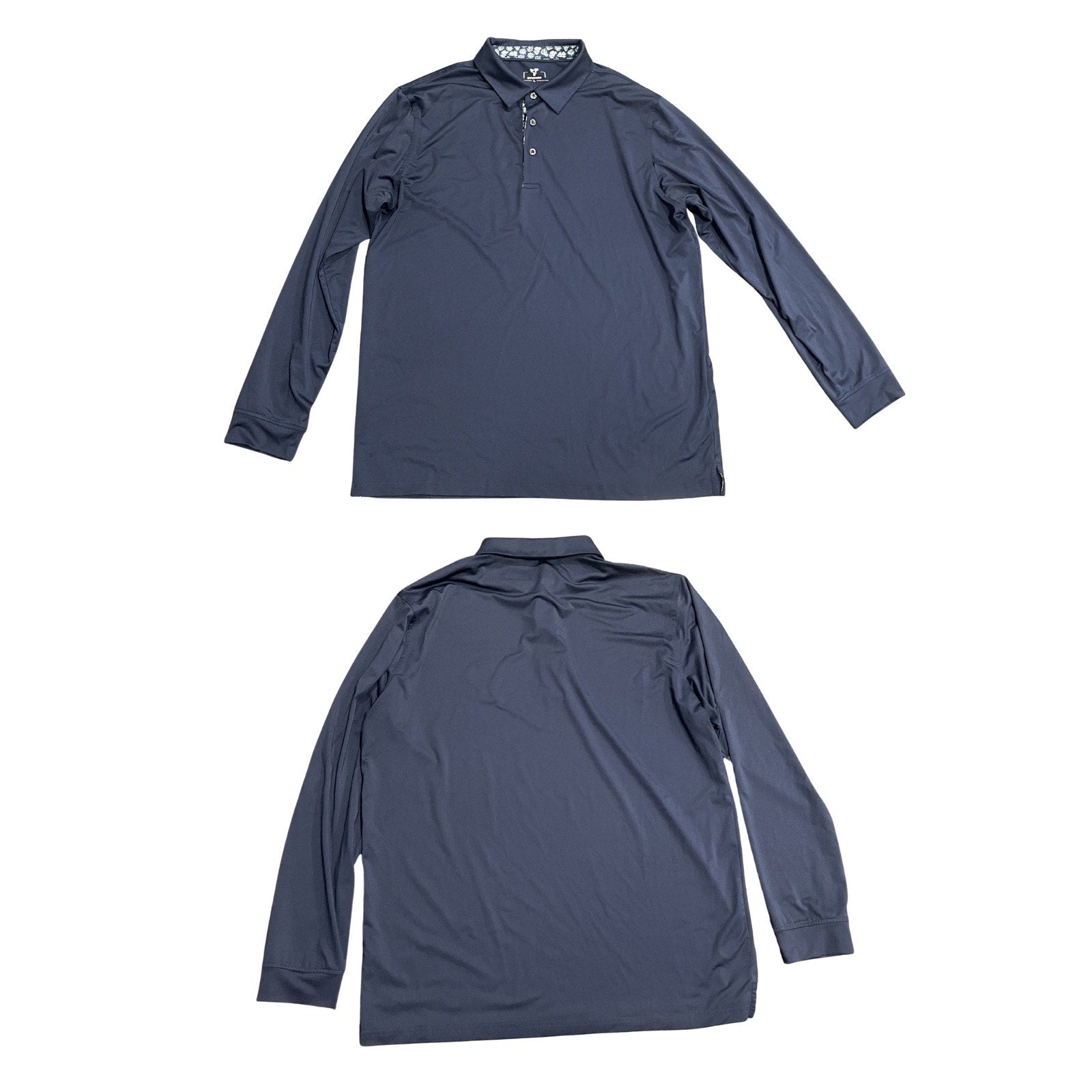 DTWOOO Set of 3 Long Sleeve Performance Golf Polo Shirts Size Large Activewear