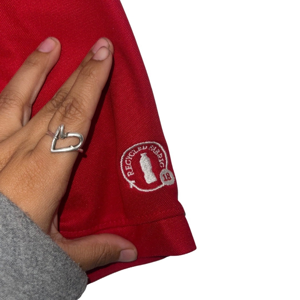 Chick-fil-A Polo Red Uniform Employee Polo Shirt Size 2XL Crew Team Costume