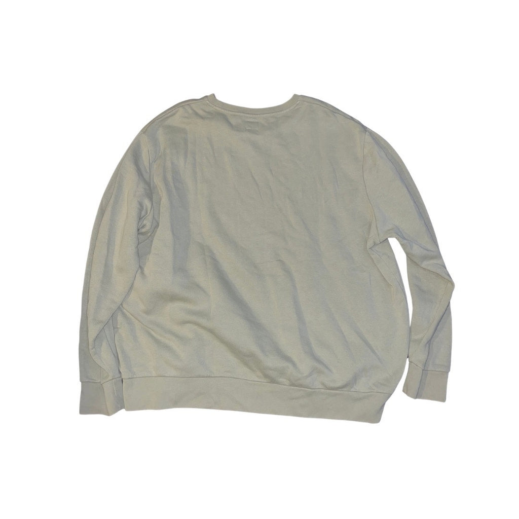 Levi's Logo Mens Crewneck Green Sweater Casual Streetwear Size XXL