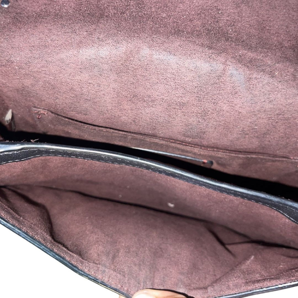 Coach Georgie Studded Leather Saddle Bag Signature Adjustable Crossbody
