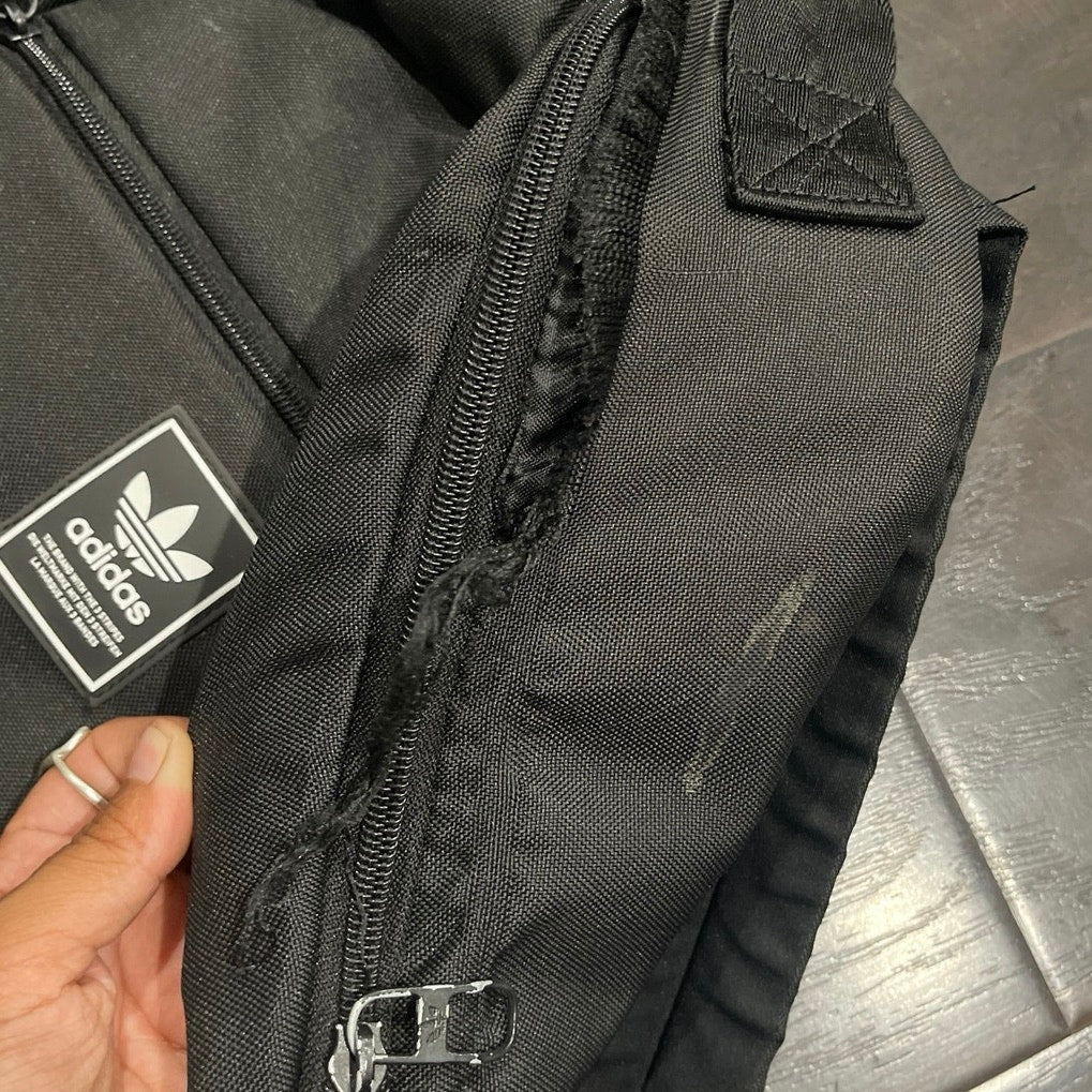 Adidas Black National Backpack Laptop Mesh Water Bottle School Daypack Sports