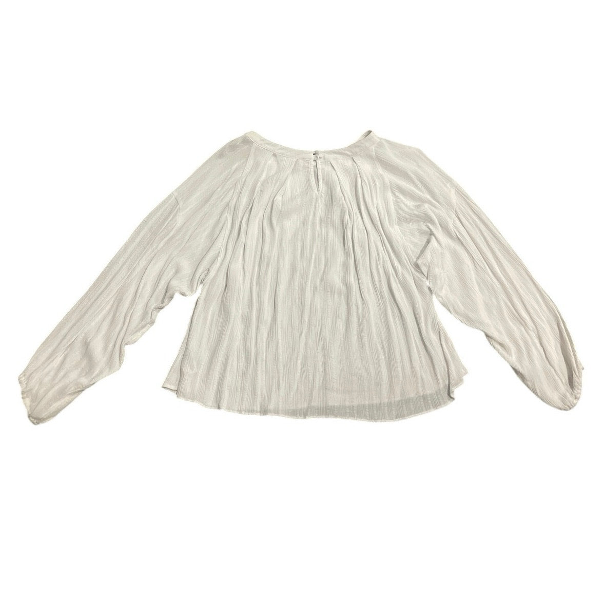 Universal Thread Flowy Peasant Pleated Blouse Small Boho Chic Artsy Cottage Core