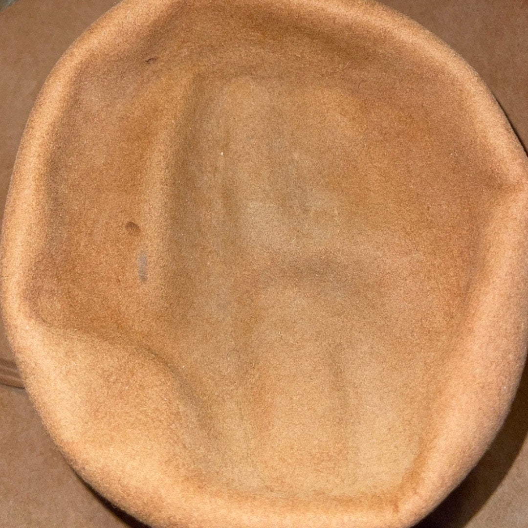 Wright Vintage Cowboy Hat Brown Felt  Size 7 Western 80s Rodeo