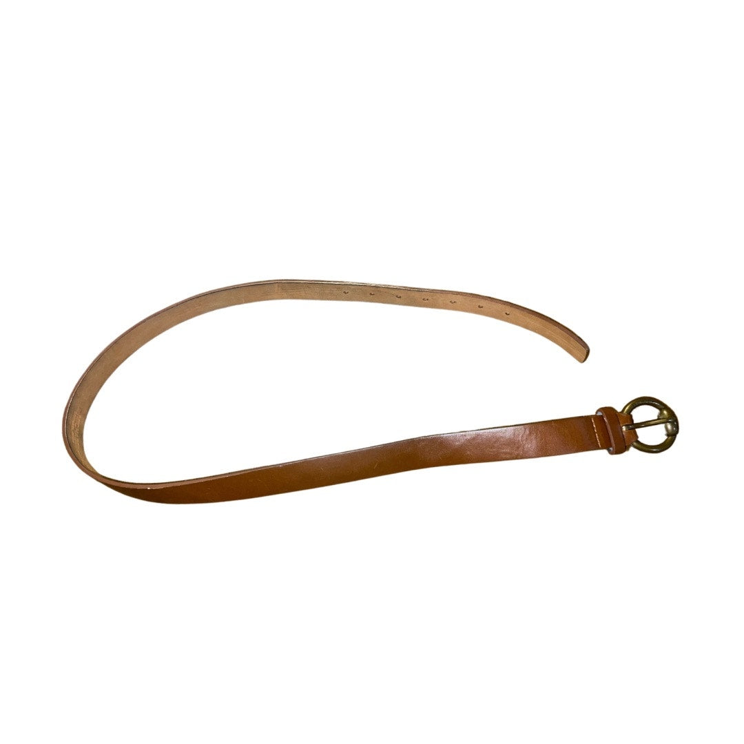 Michael Kors Women Brown Leather Belt Size Large NWT classic jeans pants