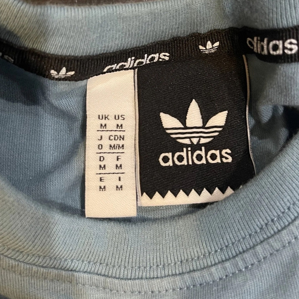 Adidas Classic Trefoil Crewneck T-Shirt SZ Medium Streetwear Sports Casual Wear