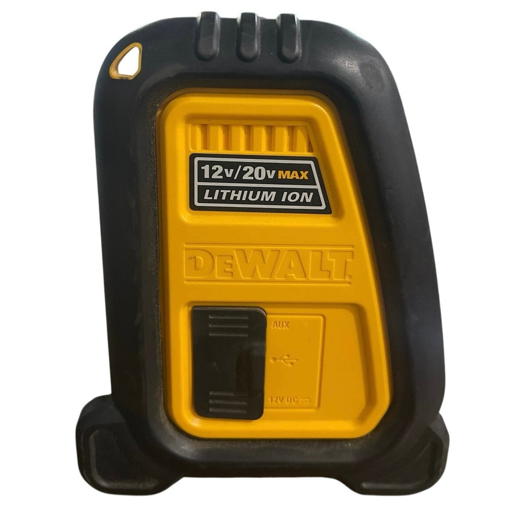 DEWALT 12V/20V DCR006 Jobsite Bluetooth Speaker missing battery / AC power