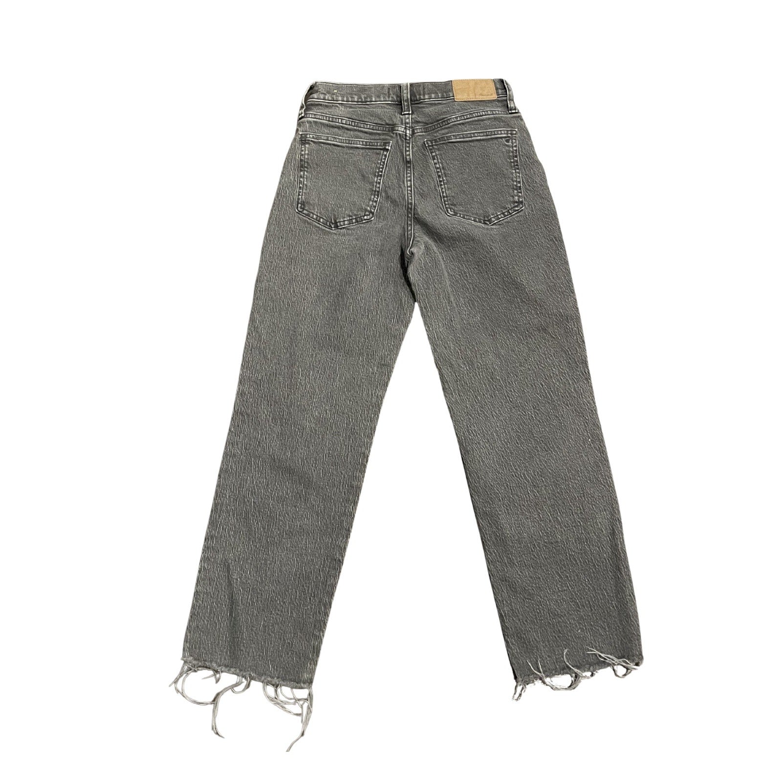 Madewell the Perfect Vintage Straight Leg Jeans Pants Raw Hem SZ 25P Streetwear