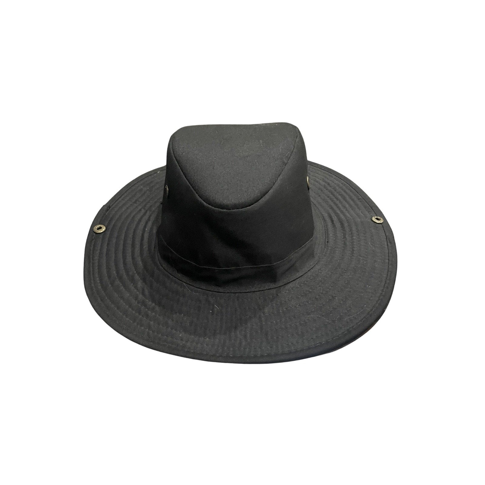 Boonie Hat Aussie Black Flip Brim Ventilation Camp Safari Outdoors Sun Hat NWOT