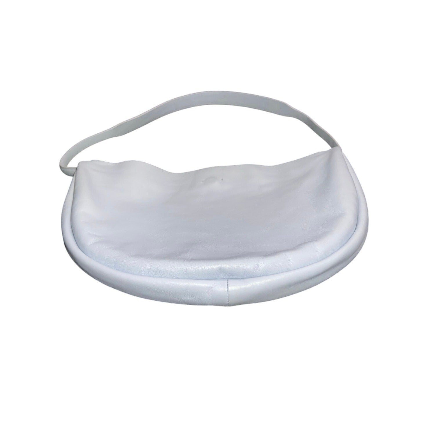 Zara Leather Half Moon Crossbody Bag Purse Limited Edition