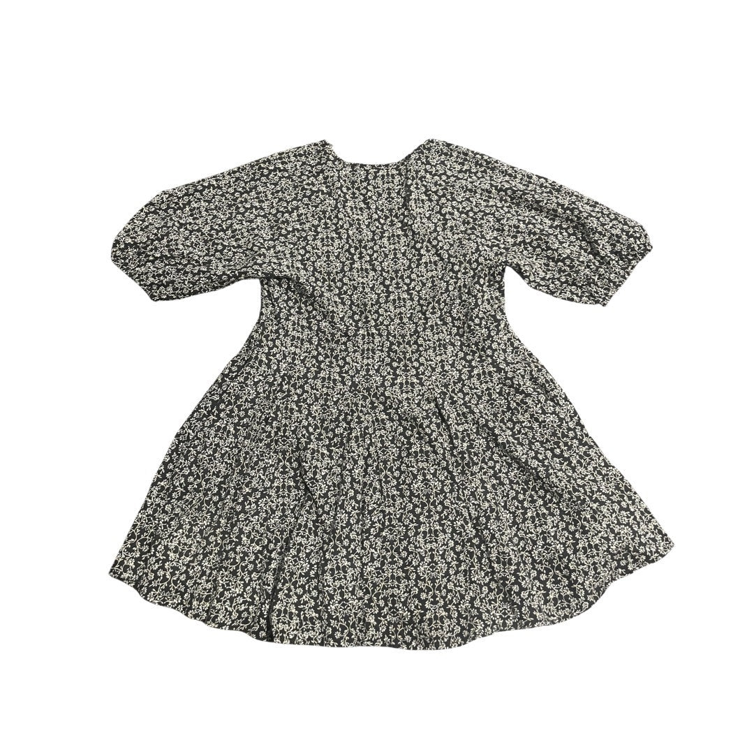 Universal Threads Puff Elbow Sleeve Mini A-Line Floral Babydoll Dress SZ Medium