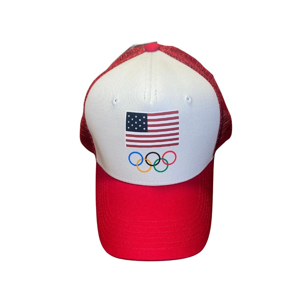 PacSun Olympics Team USA Mesh Trucker Hat adjustable Snapback One Size NWT
