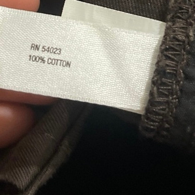 Gap Brown Trouser Pants SZ 6 Tall NWOT Career Business Office Preppy Cotton