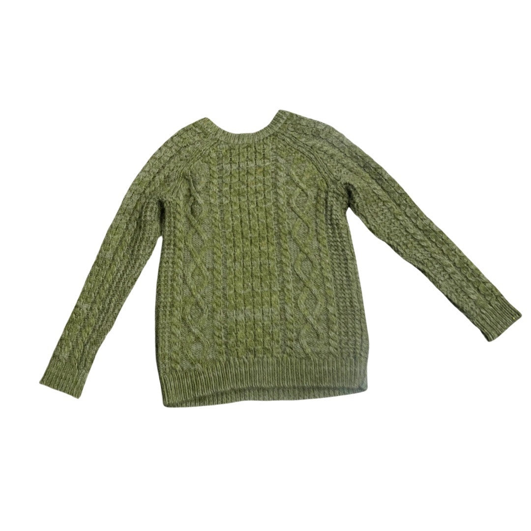 American Eagle Outfitters Green Studded Chunky Cable Knit Sweater SZ Small Fall