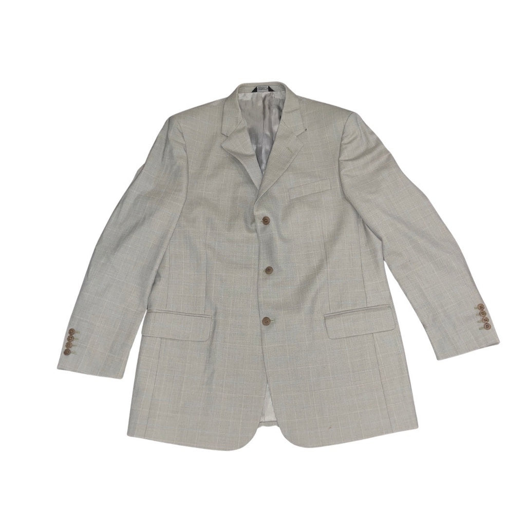 Vintage Claiborne Men's Wool Blazer Coat 44L W38 Office Career Business Wedding