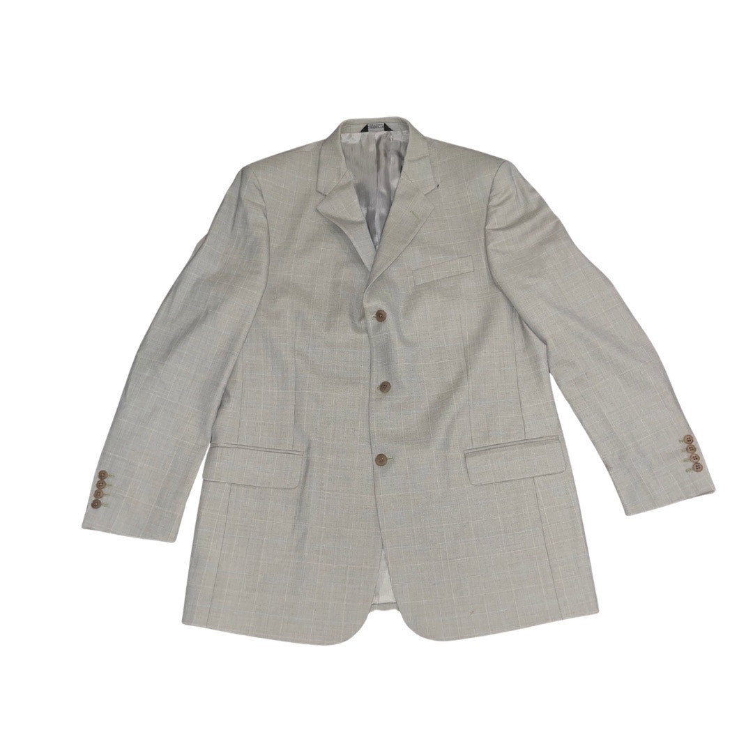 Vintage Claiborne Men's Wool Blazer Coat 44L W38 Office Career Business Wedding