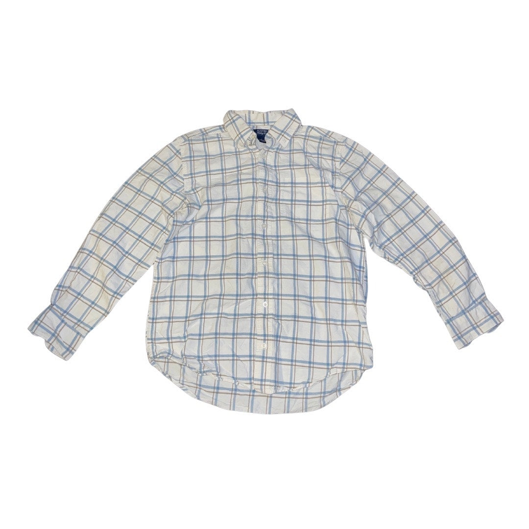 Austin Clothing Company Long Sleeve Plaid Button Shirt SZ M Streetwear Casual