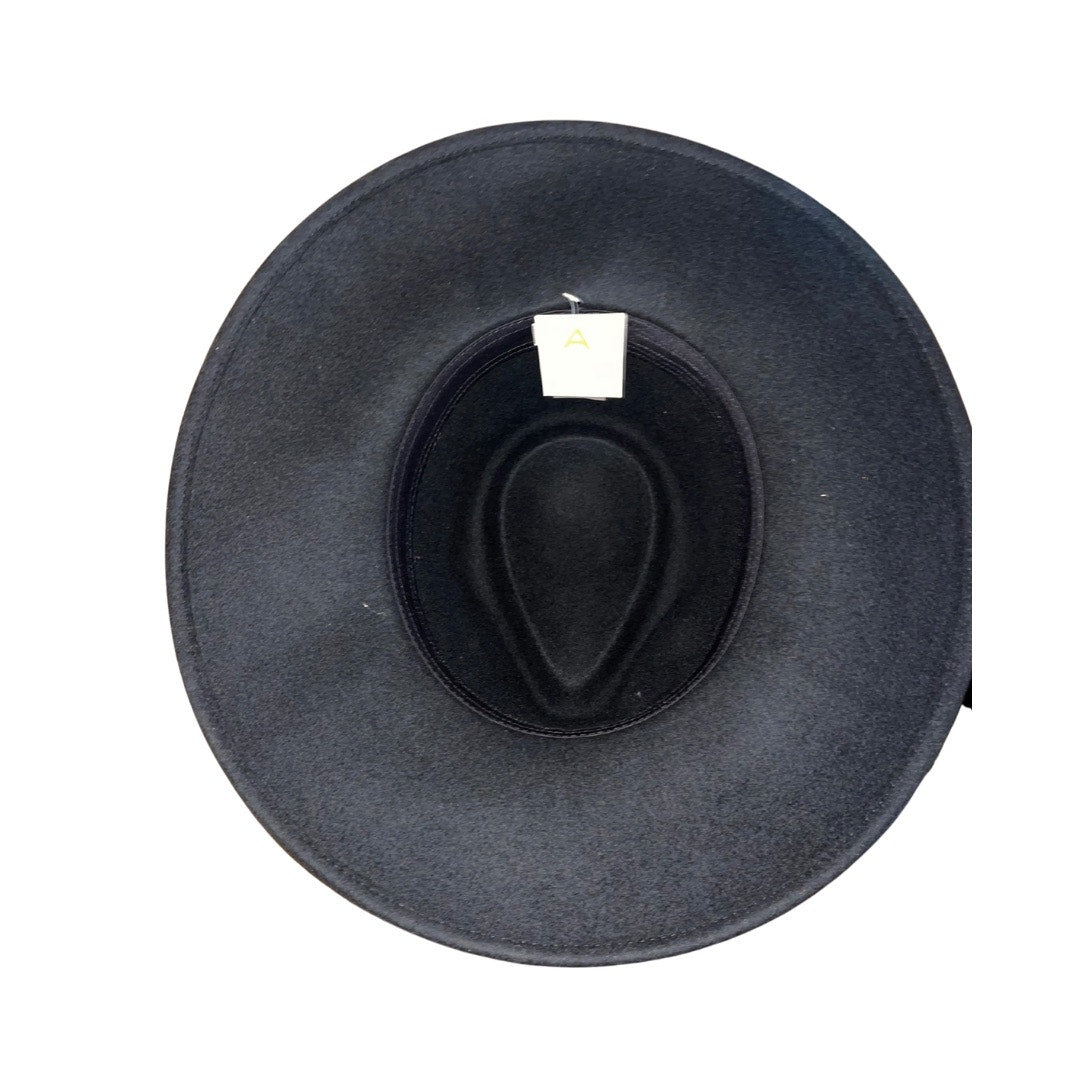 Brixton Joanna Fedora Felt Hat 100% Wool Felt Adjustable Unisez Size L NWT