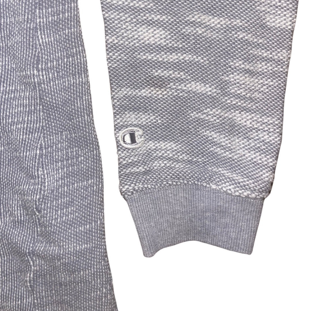 Vintage Champion Authentic Athletic Sweater Women Medium Gray Knit Sweatshirt