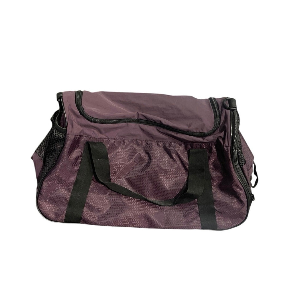Puma Athletic Duffle Gym Bag Purple Active Sports Carryall Weekender Handbags
