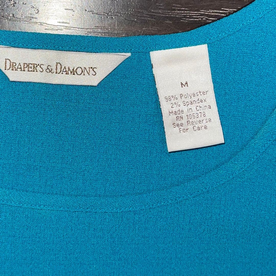 Drapers & Damons Bundle Tank Sleeveless Top Blouse Size Medium Career Office