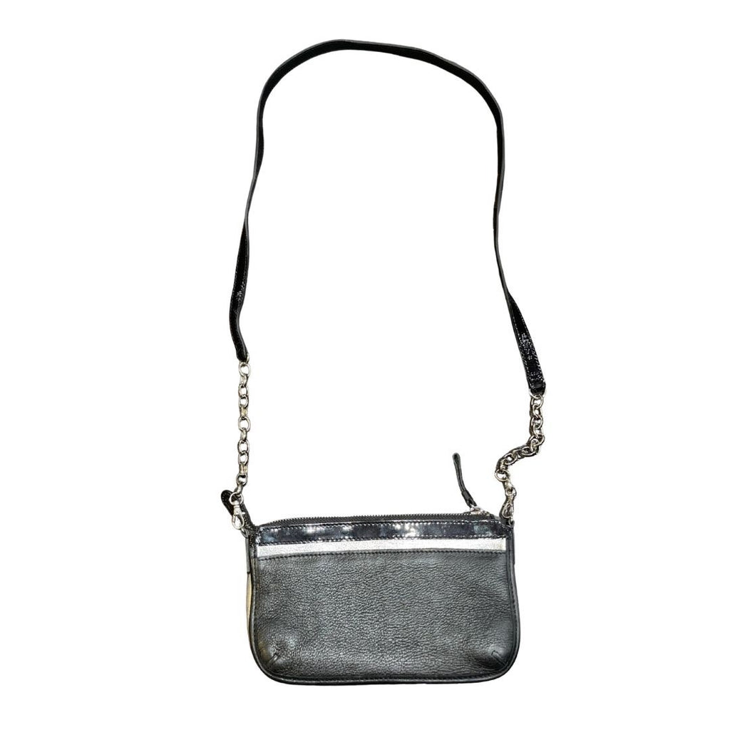Brighton Tom Clancy "On the Prowl" Leather Crossbody Purse Patent Leather Strap