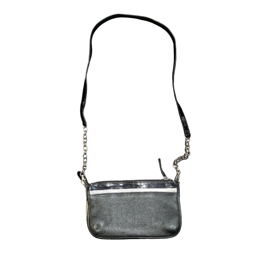 Brighton Tom Clancy "On the Prowl" Leather Crossbody Purse Patent Leather Strap