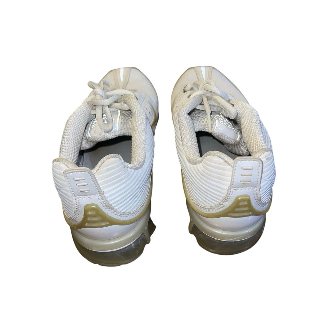 Men's Nike Air VaporMax 360 Running Shoes White Metallic Gold Reflector