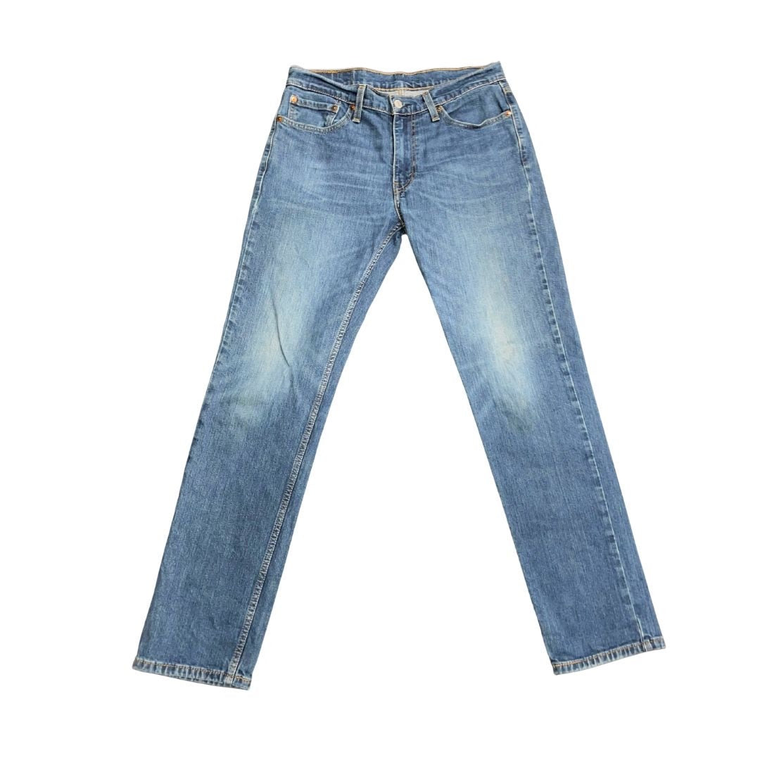 Vintage 511 Levi's Denim Jeans Size 32 X 32 Pants Dark Wash 90s Y2k Straight Leg