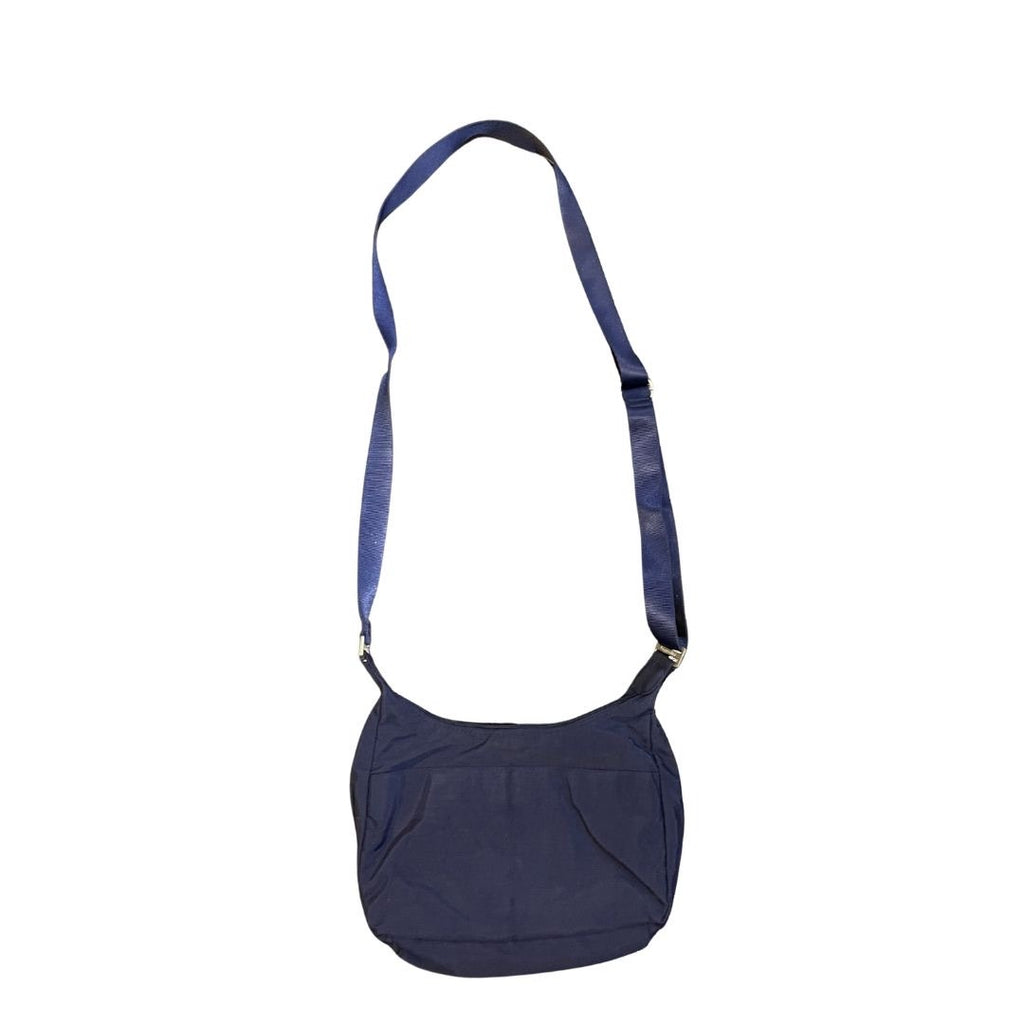 Baggallini Navy Nylon Crossbody Bag Purse Adjustable Strap Casual Minimalist