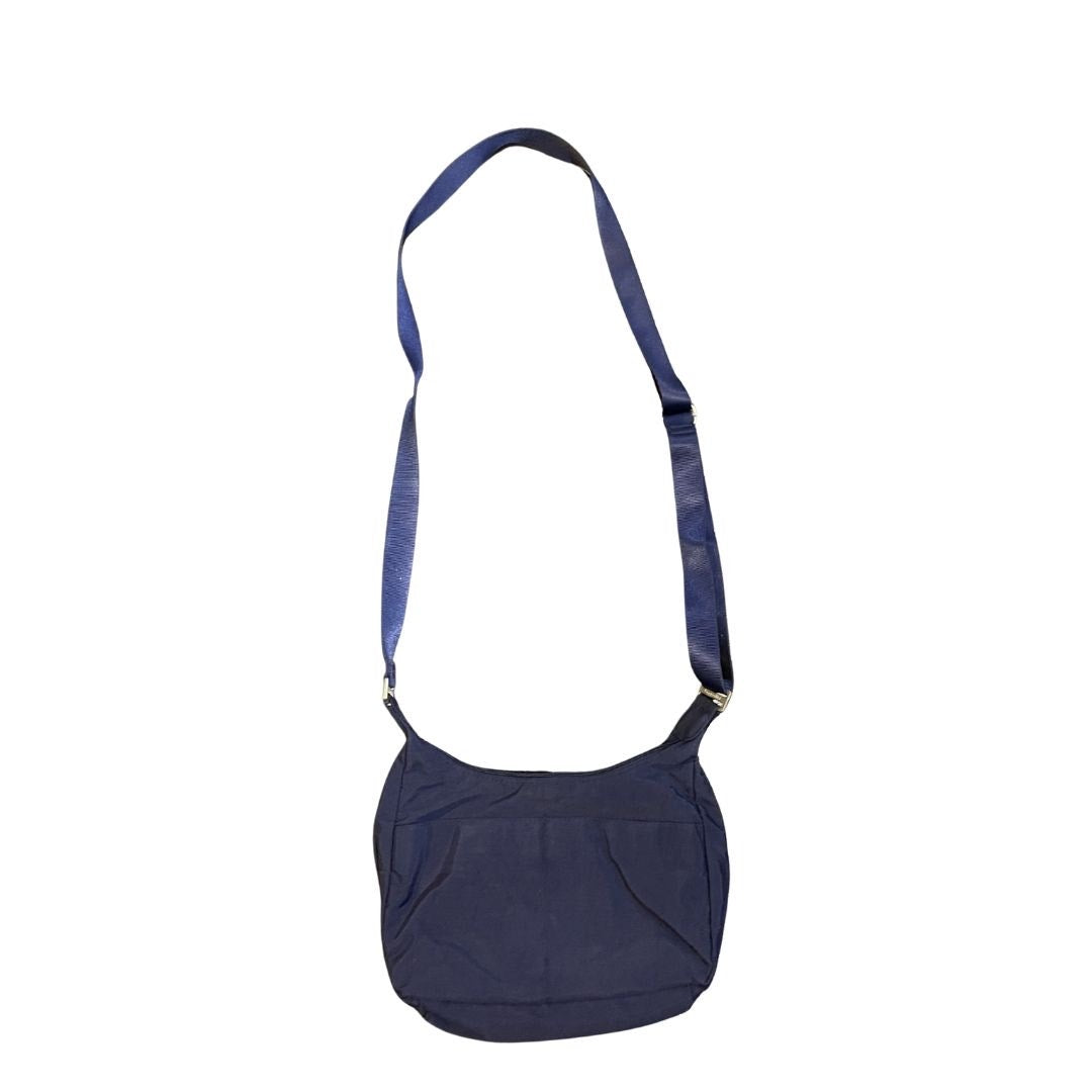 Baggallini Navy Nylon Crossbody Bag Purse Adjustable Strap Casual Minimalist