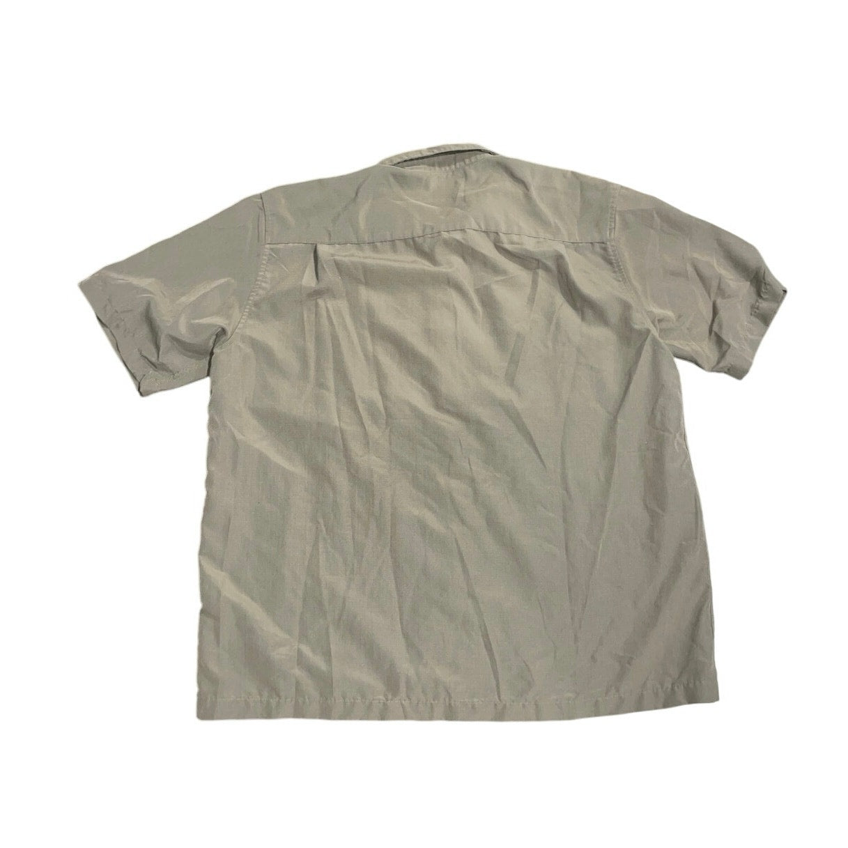 Cafe Luna Mens Guayabera Style Stitch Short Sleeve Shirt Size XL Vacation Casual