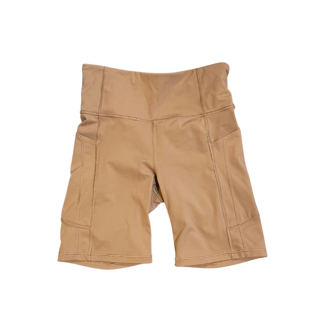 Athleta Ultimate Stash 7" Shorts Size Small High Rise Side Pockets Performance