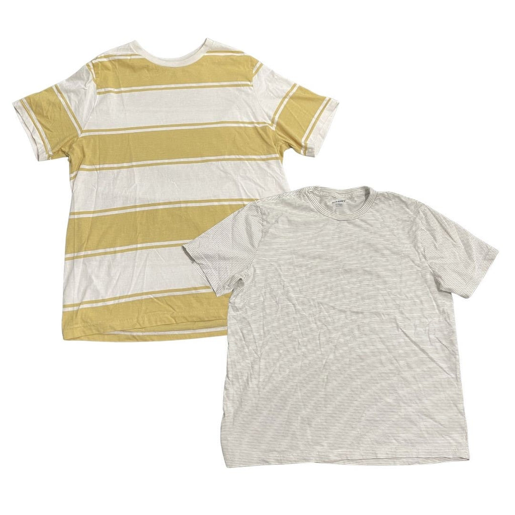 Old Navy Lot of 2 Men's Soft Washed T-Shirts Size Large Preppy Casual