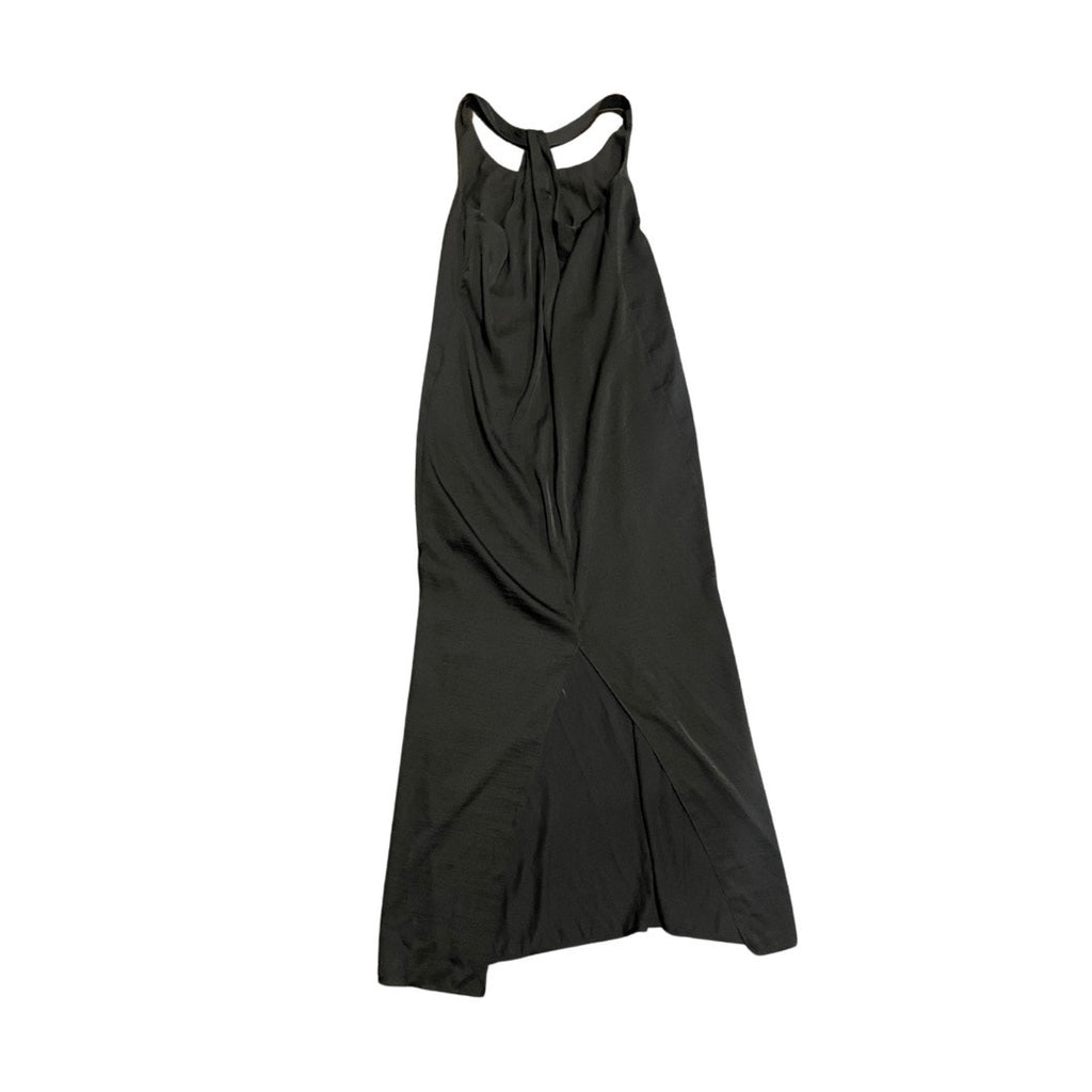 BCBGMAXAZRIA Black sleeveless with razor back knot sheath dress size M vacation