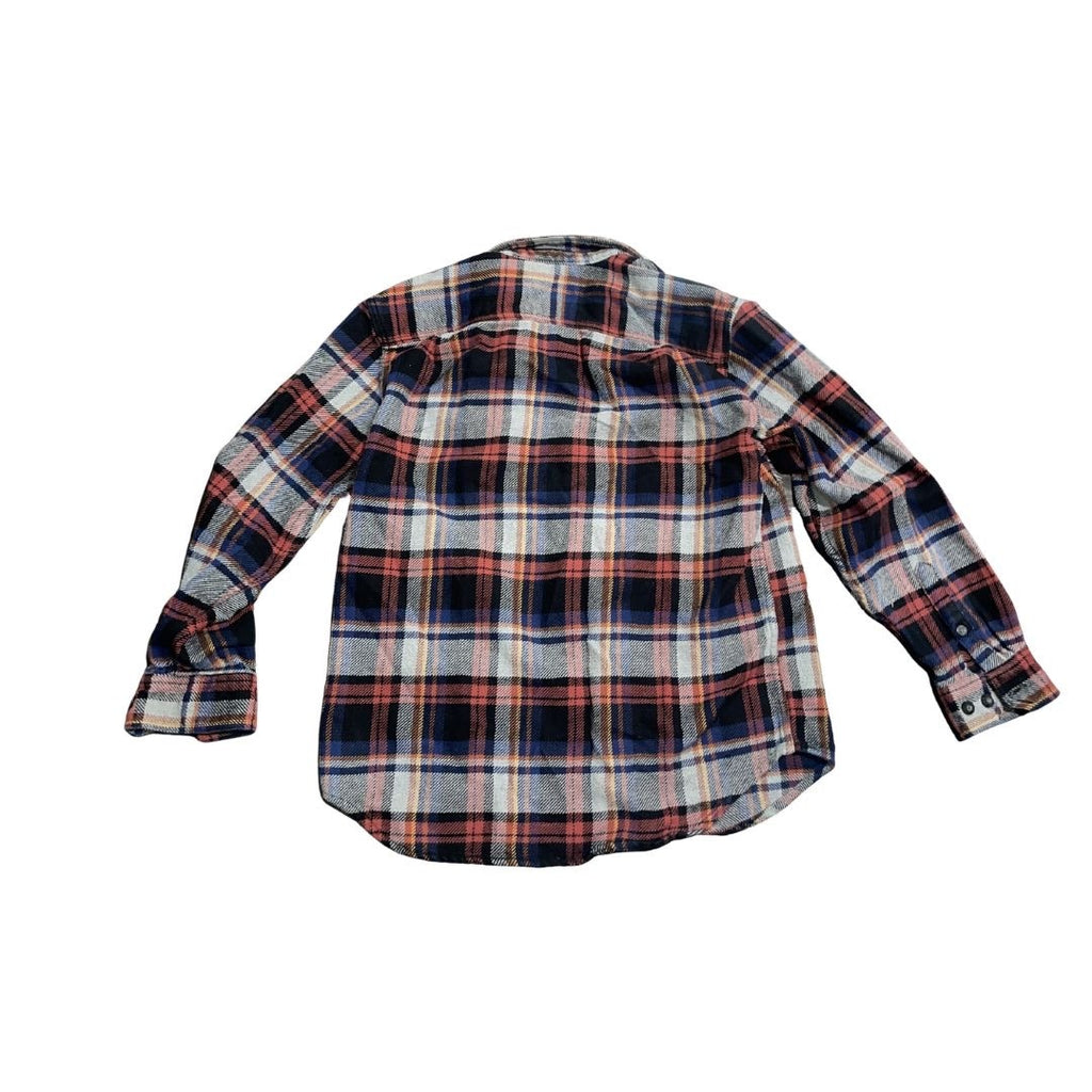 Outdoor Life Plaid Flannel Shacket Shirt Button down Size Large Outdoor Everyday