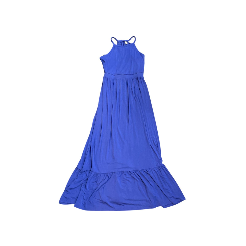 Old Navy Sleeveless Jersey Royal Blue Maxi Dress SZ S Flowing Summer Wear Resort
