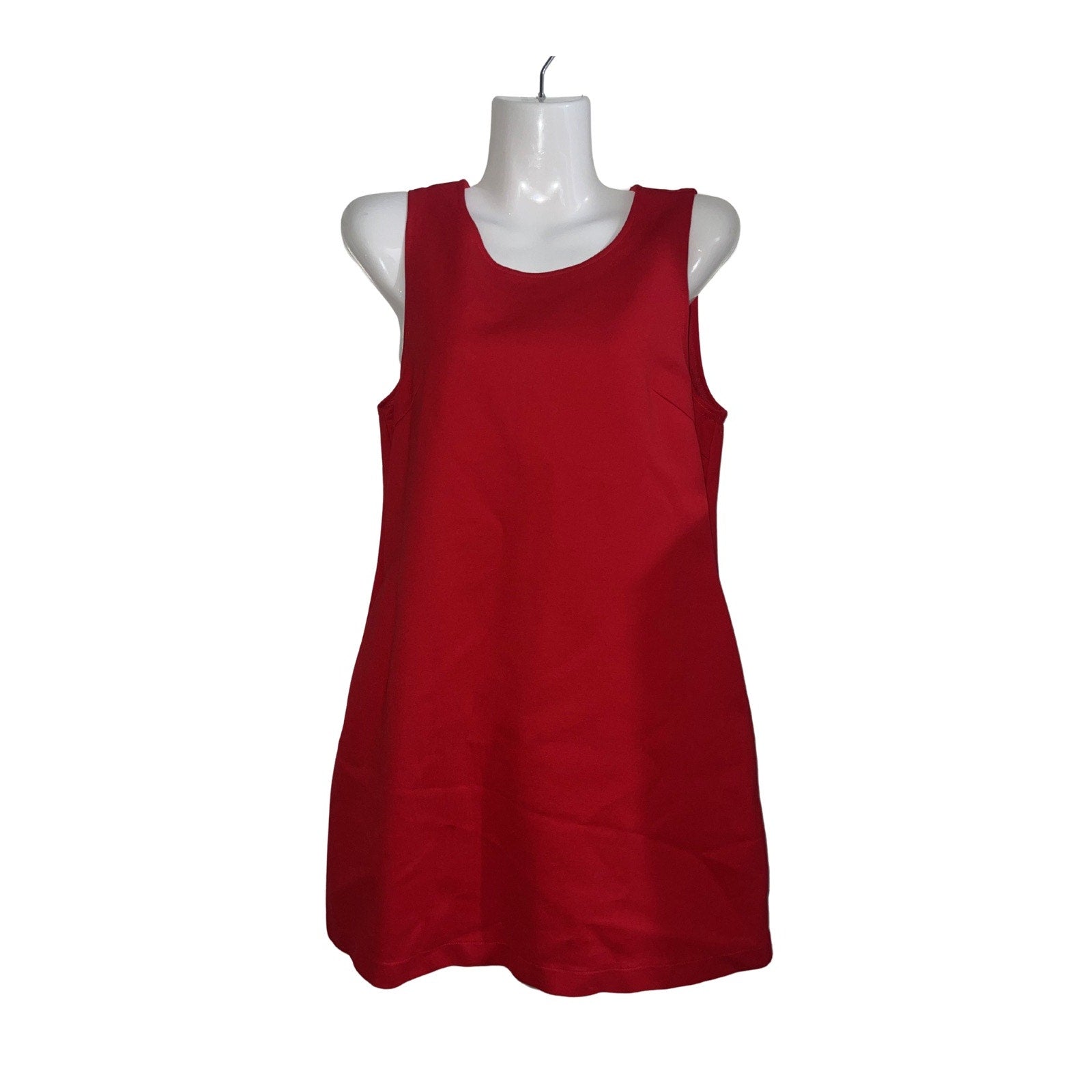 Westyle Red Sleeveless Shift Red Mini Dress SZ Large Cocktail Party Date Night