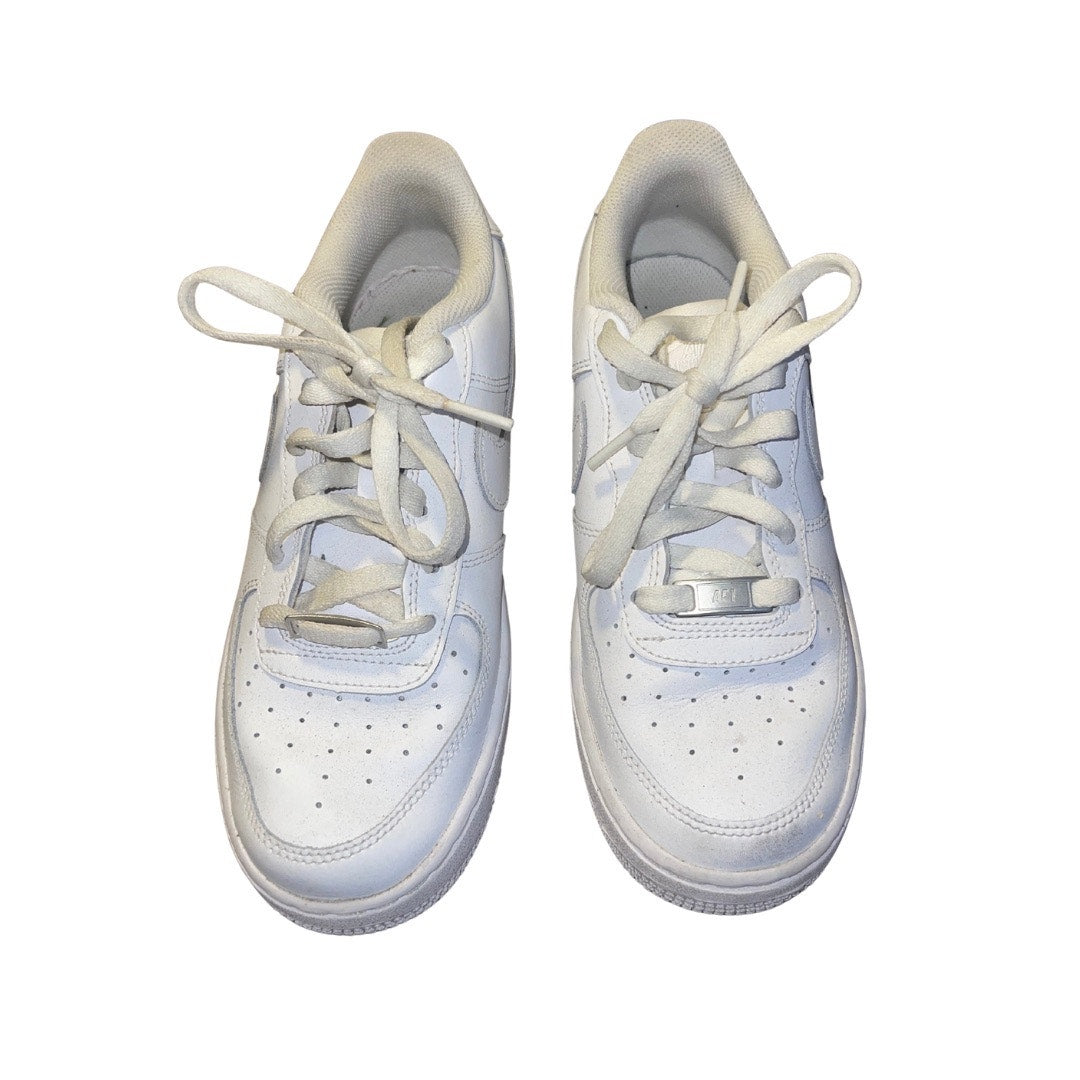 Nike Air Force 1 Kids Youth Size 6 Triple White Low Cut Shoes Athletic Sneakers