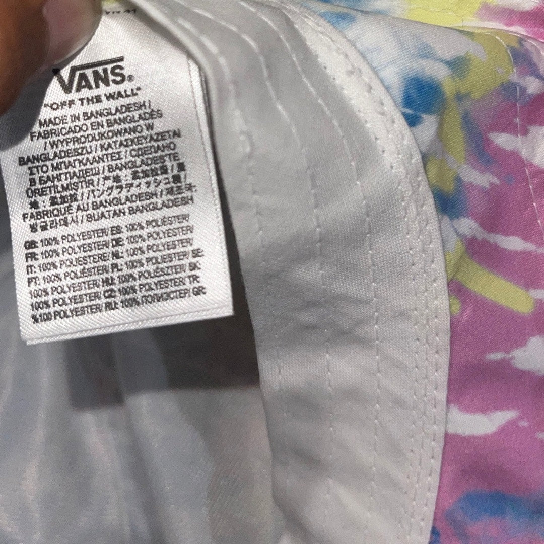 Vans Far Out Tie Dye Bucket Hat Multicolor Size Medium Unisex Skater PacSun Y2K