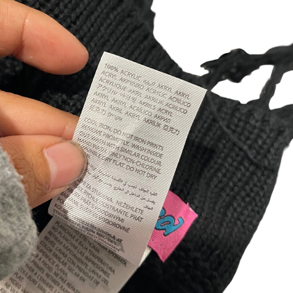 Edikted Brielle Crochet Knit Slit Maxi Skirt Cover up Size XS Boho NWT Beachy