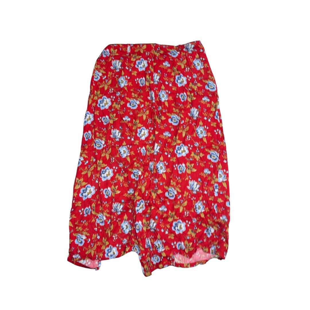Vintage Crazy Horse Maxi Floral Skirt 90s Y2K Liz Claiborne Size 16 NWT