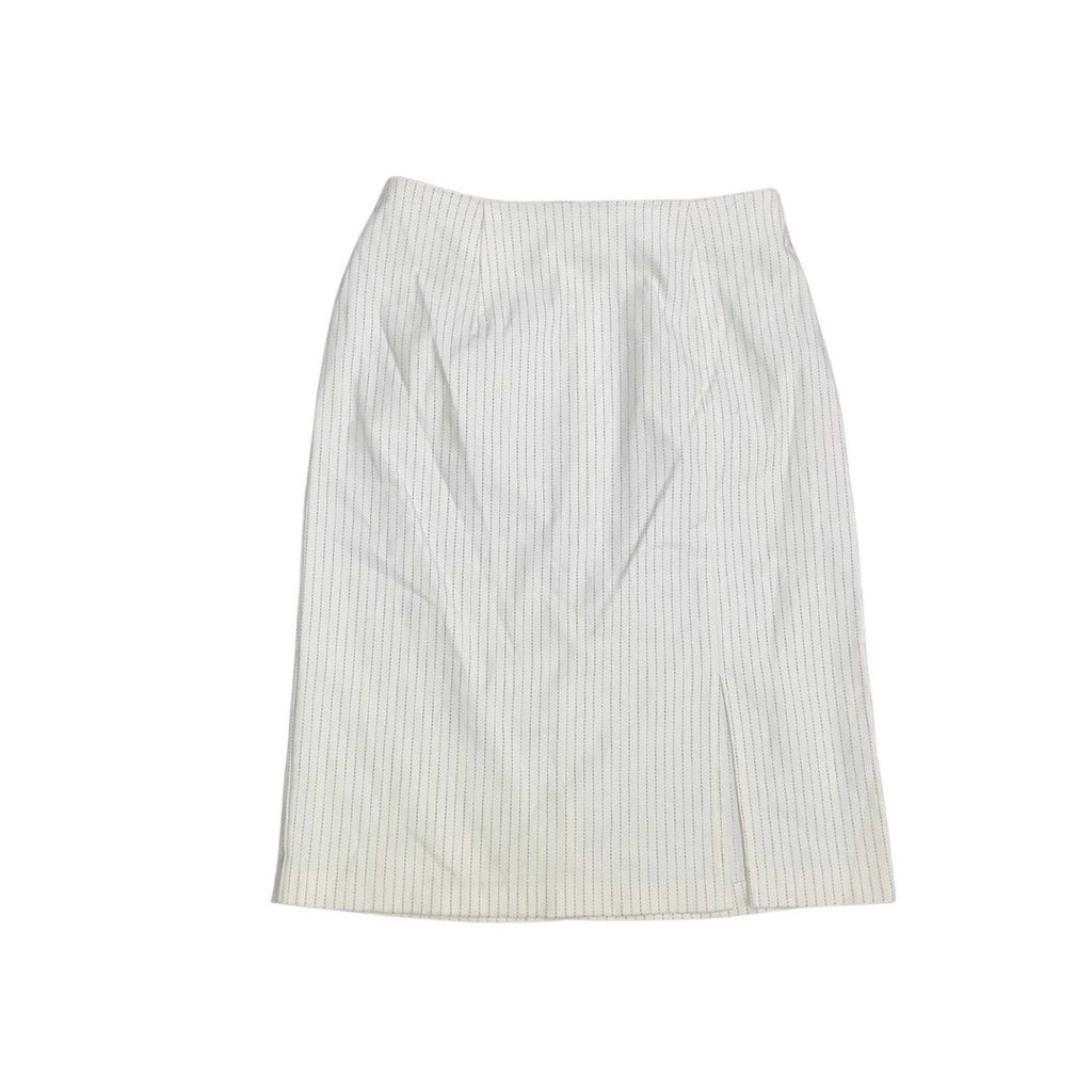 Dressbarn Pinstripe 2 Piece Skirt Suit Blazer Size 6 Career Office Professional 90s